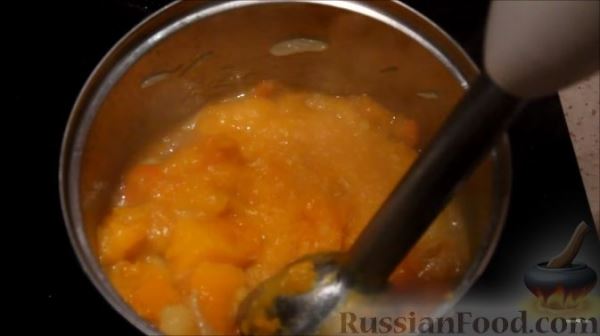 Тыквенный крем-суп с курицей